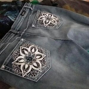 Jeans with bling